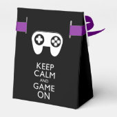 BEHALT CALM AND GAME ON - Game Pad Geschenkschachtel (Rückseite)