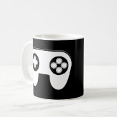 BEHALT CALM AND GAME ON - Game Pad Kaffeetasse (Vorderseite Links)