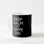 BEHALT CALM AND GAME ON - Game Pad Kaffeetasse (Vorderseite Links)
