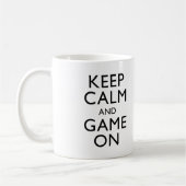 BEHALT CALM AND GAME ON - Game Pad Kaffeetasse (Links)