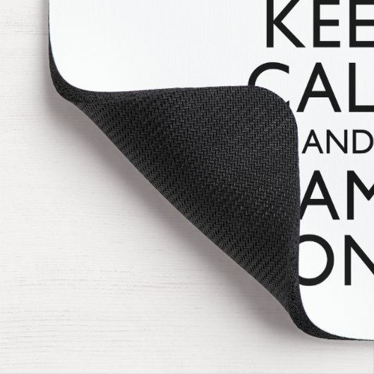 BEHALT CALM AND GAME ON - Game Pad Mousepad (Ecke)