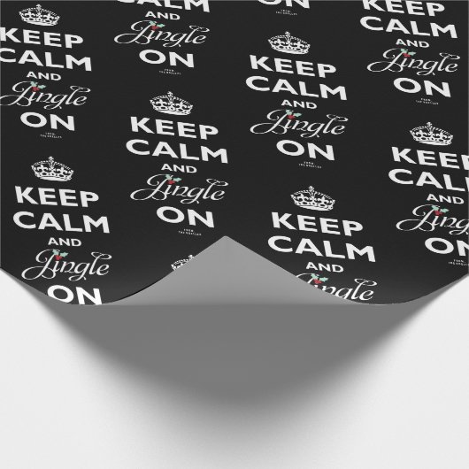 Behalt Calm and Jingle Geschenkpapier (Ecke)