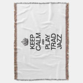 BEHALT CALM AND PLAY TRAD JAZZ DECKE (Vorderseite Vertikal)