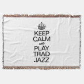 BEHALT CALM AND PLAY TRAD JAZZ DECKE (Vorderseite)