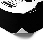 Behalt Calm and Play Ukulele for Music Lover Poster (Ecke)