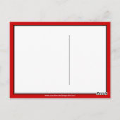 Behalt Calm and Rock On (Gitarre) (beliebige Farbe Postkarte (Rückseite)