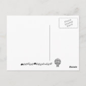 Behalt Calm and Soar On fun Art Print Postkarte (Rückseite)