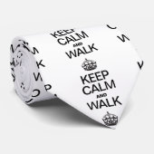 BEHALT CALM AND WALK KRAWATTE (Gerollt)