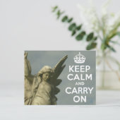 Behalt Calm Angel Postkarte (Stehend Vorderseite)