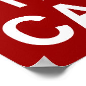 Behalt Calm Anti-Sims-Poster Poster (Ecke)