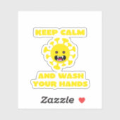 Behalt Calm Aufkleber (Blatt)