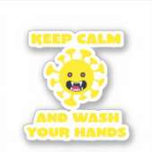 Behalt Calm Aufkleber (Vorderseite)