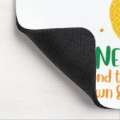 Behalt Calm & Be a Ananas Summer Mousepad (Ecke)