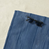 Behalt Calm Beach Muschel Blue Wood Name Beach Han Strandtuch (Beispiel)