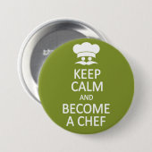 Behalt Calm & Become zu einem benutzerdefinierten  Button (Vorne & Hinten)