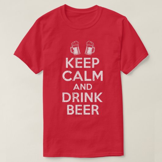 Behalt Calm Beer T-Shirt (Design vorne)
