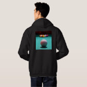 Behalt Calm Billiard Pool Game Team Player Hoodie (Schwarz voll)