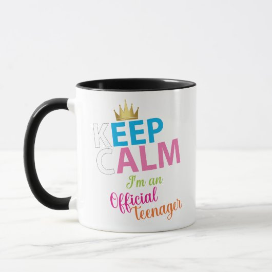 Behalt Calm Birthday Tasse (Links)