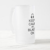 Behalt Calm & Blast On Tasse - wählen Sie Stil (Vorderseite Links)