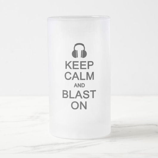 Behalt Calm & Blast On Tasse - wählen Sie Stil (Mittel)
