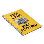 Behalt Calm Bleibe Fokussiert Notizblock (Rechte Seite)