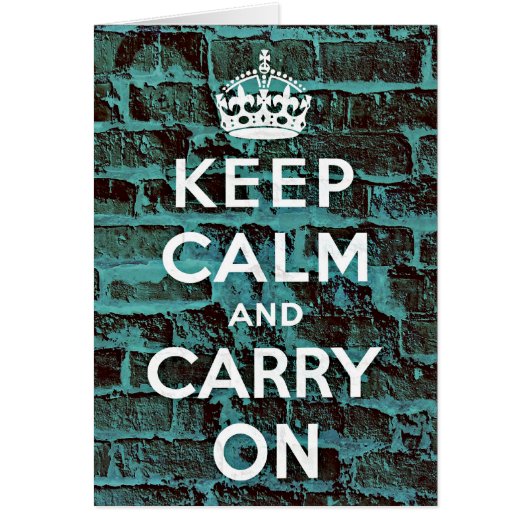 Behalt Calm Blue Brick Grunge (Vorne)