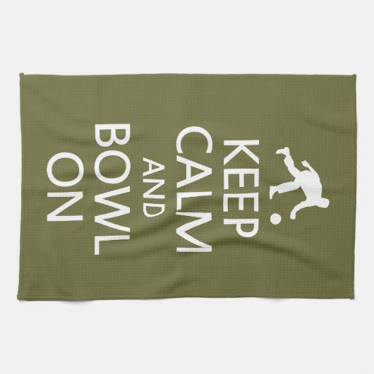 Behalt Calm & Bowl Auf Küchentuch nach Maß. (Horizontal)