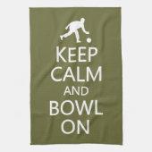 Behalt Calm & Bowl Auf Küchentuch nach Maß. (Vertikal)