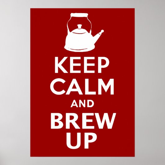 Behalt Calm Brew up british Spaß Gigantic Poster (Vorne)