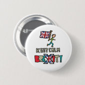Behalt Calm Brexit Button (Vorne & Hinten)