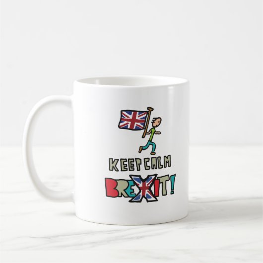 Behalt Calm Brexit Kaffeetasse (Links)