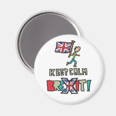 Behalt Calm Brexit Magnet (Vorderseite/Rückseite)