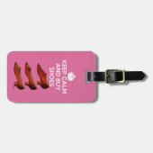 Behalt Calm Buy Shoes 2 Gepäckanhänger (Vorderseite horizontal)