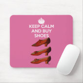 Behalt Calm Buy Shoes 2 Mousepad (Mit Mouse)