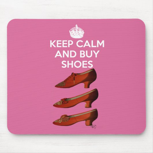 Behalt Calm Buy Shoes 2 Mousepad (Vorne)