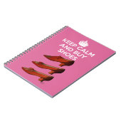 Behalt Calm Buy Shoes 2 Notizblock (Linke Seite)