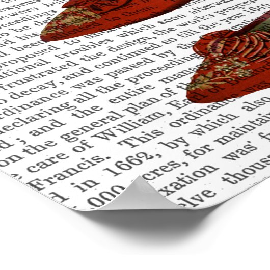 Behalt Calm Buy Shoes Poster (Ecke)