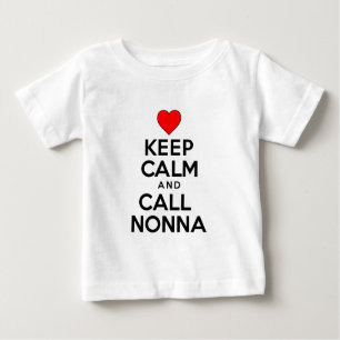 Behalt Calm Call Nonna Baby T-shirt