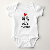 Behalt Calm Call Nonno Baby Strampler (Vorderseite)
