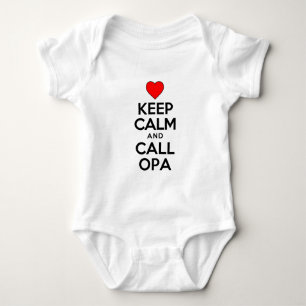 Behalt Calm Call Opa Baby Strampler
