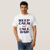 Behalt Calm & Call Vater T - Shirt (Vorne ganz)