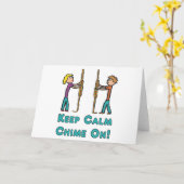 Behalt Calm Campanology Karte (Gelbe Blume)