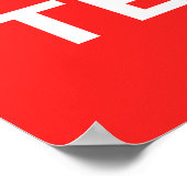 Behalt Calm & Carry beim Unterrichten Poster (Ecke)