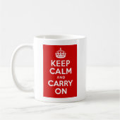 Behalt Calm Carry on Kaffeetasse (Links)