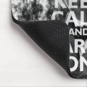 Behalt Calm & Carry on Winston Churchill Mousepad (Ecke)
