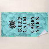 Behalt Calm Carry Yarn ・ Handwerk Strandtuch (Vorderseite)
