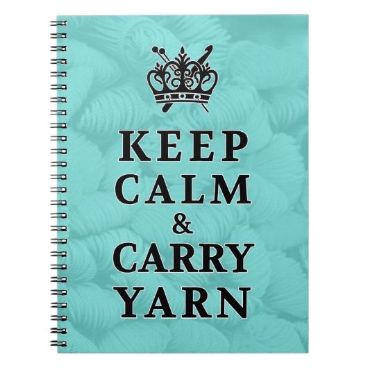 Behalt Calm Carry Yarn ・ Handwerkliche Ideen Notizblock (Vorderseite)