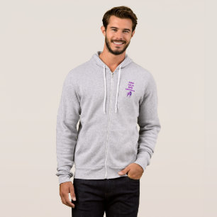 Behalt Calm & Catch ein Lila Einhorn Herren Hoodie