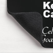 Behalt Calm Celebrate Goat Year Black Mouse Pad Mousepad (Ecke)