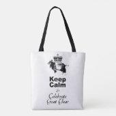 Behalt Calm Celebrate Goat Year White Tote Bag Tasche (Rückseite)
